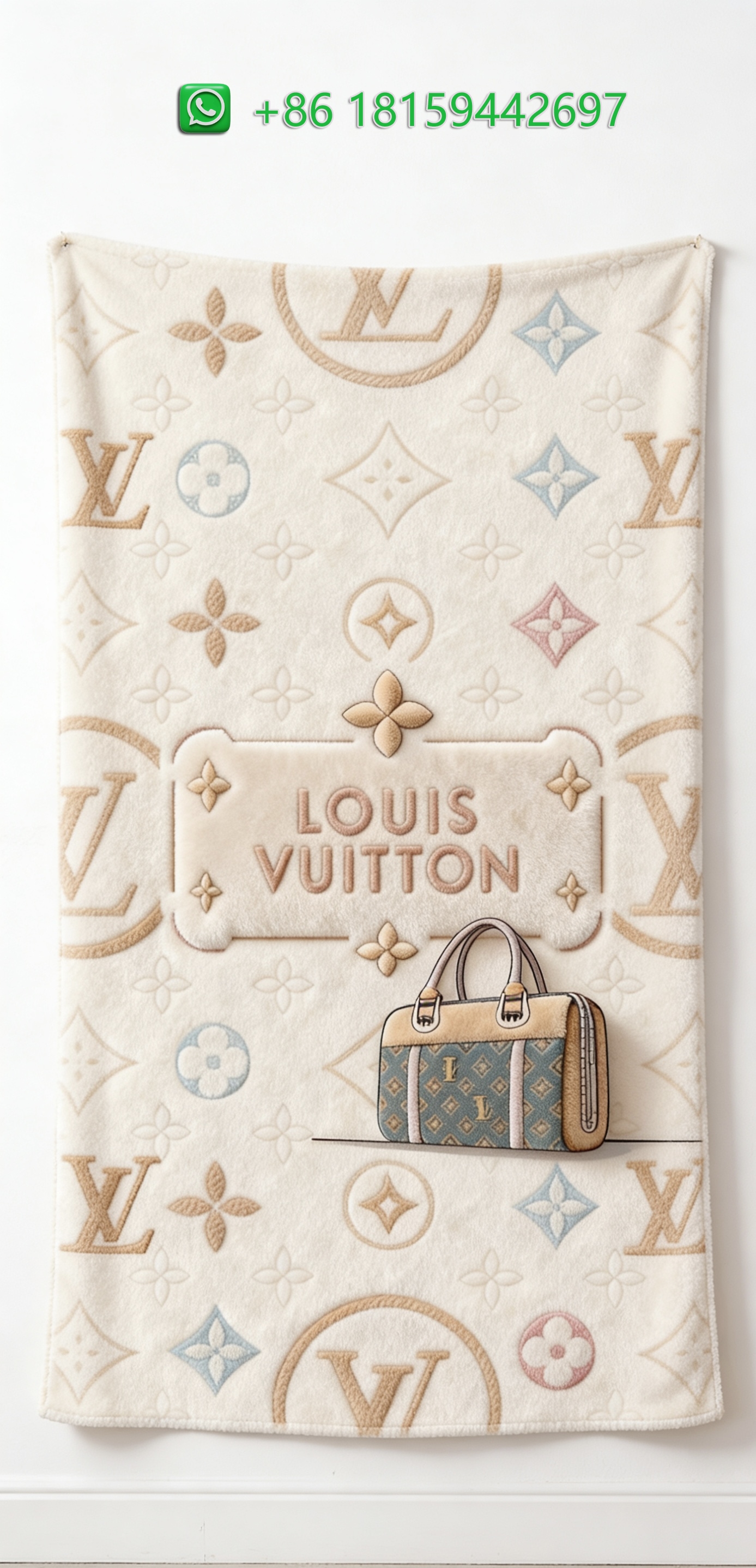 Louis Vuitton Throw Blankets